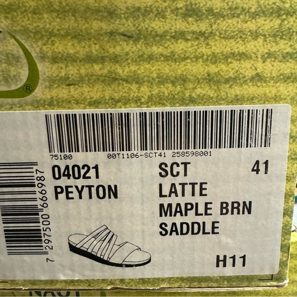 Naot Womens Peyton Sandal Size EU41 M US10 - Picture 6 of 6